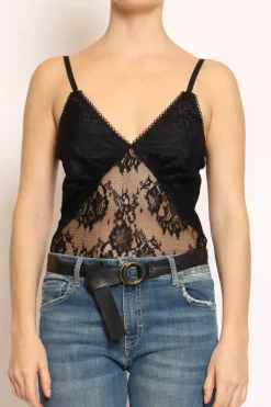 Body pizzo nero
