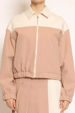 Bomber burro/rosa