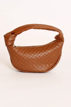 Borsa cestinata cuoio