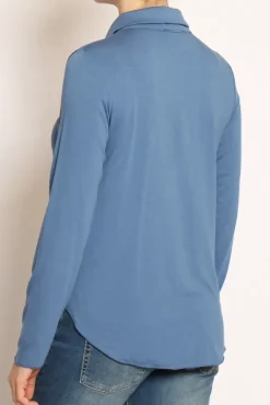 Camicia CARLY in jersey avio