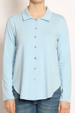 Camicia CARLY in jersey cielo
