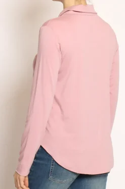 Camicia CARLY in jersey rosa