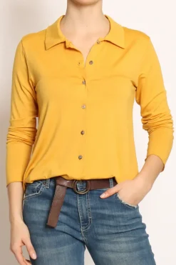 Camicia CARLY in jersey senape