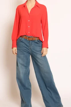 Camicia CLAY MANO SETA lacca