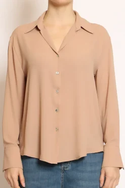 Camicia CLAY MANO SETA peach