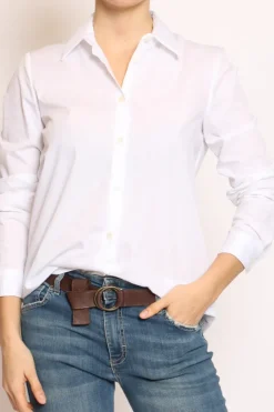 Camicia oxford latte