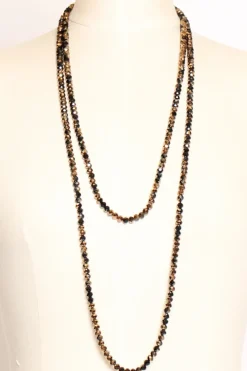 Collana bronzo/nero
