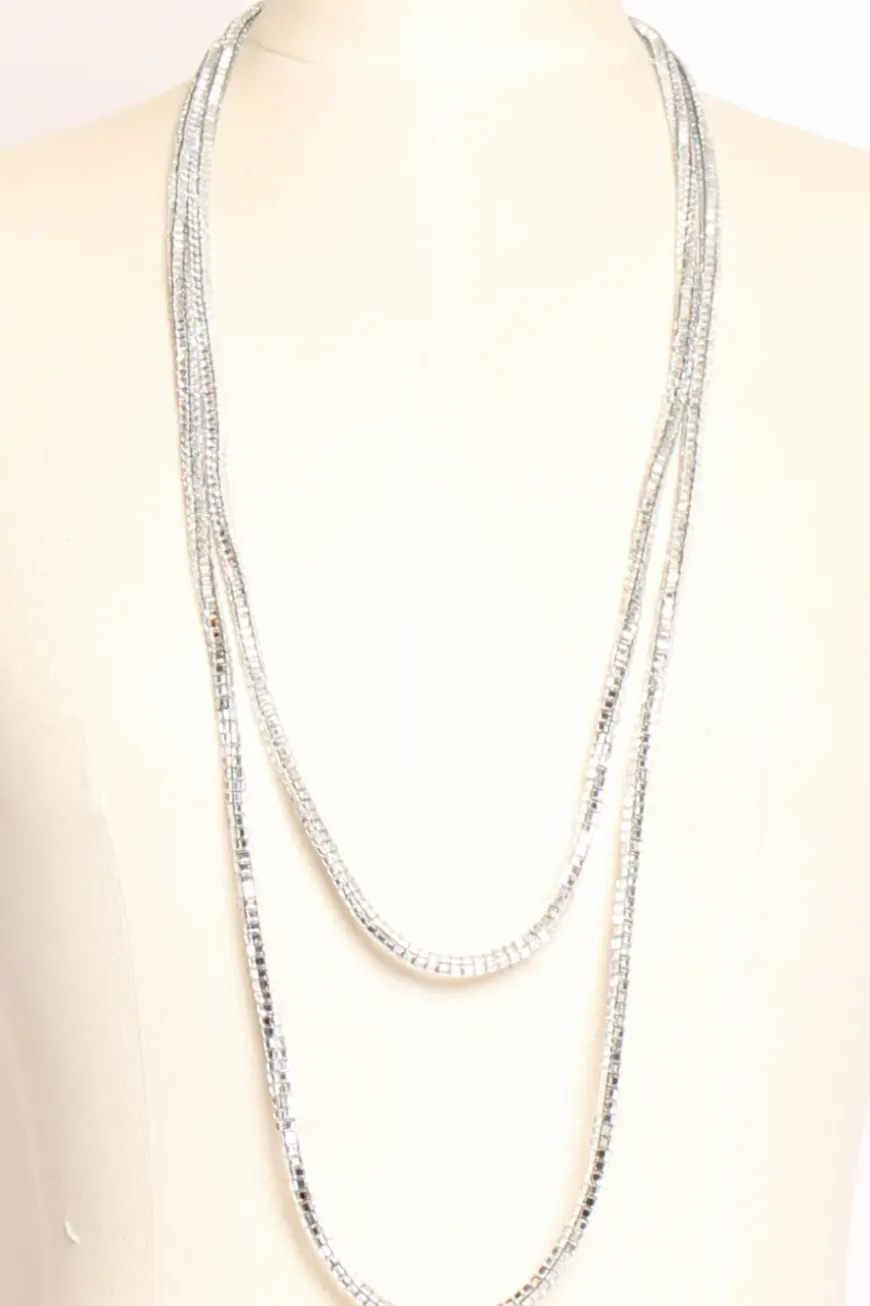 Collana Tennis argento