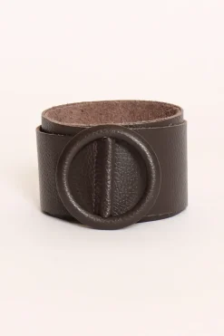 Fusciacca in pelle cioccolato