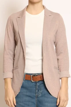 Giacca JIN elasticizzata lurex rosa