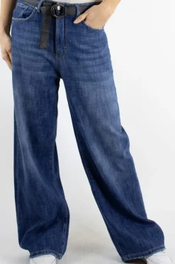 Jeans Hazel gamba dritta denim