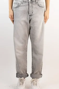 Jeans morgana denim relaxed grigio fumo