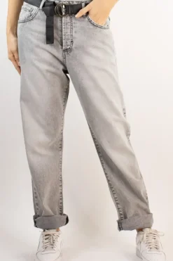 Jeans morgana denim relaxed grigio fumo