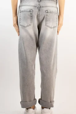 Jeans morgana denim relaxed grigio fumo