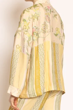 Kimono fantasia cipria/olio/rosa