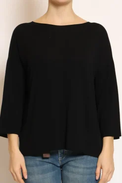 Maglia scatola oversize nero