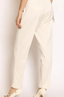 Pantalone elastico vita burro