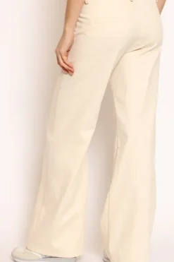 Pantalone Lilly tela denim comfort bianco