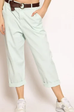 Pantalone LORY baggy cotone acqua