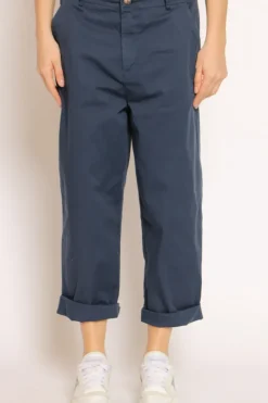 Pantalone LORY baggy cotone blu