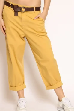 Pantalone LORY baggy cotone girasole
