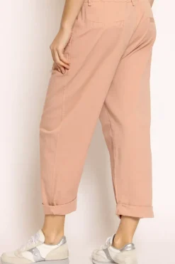 Pantalone LORY baggy cotone rosa