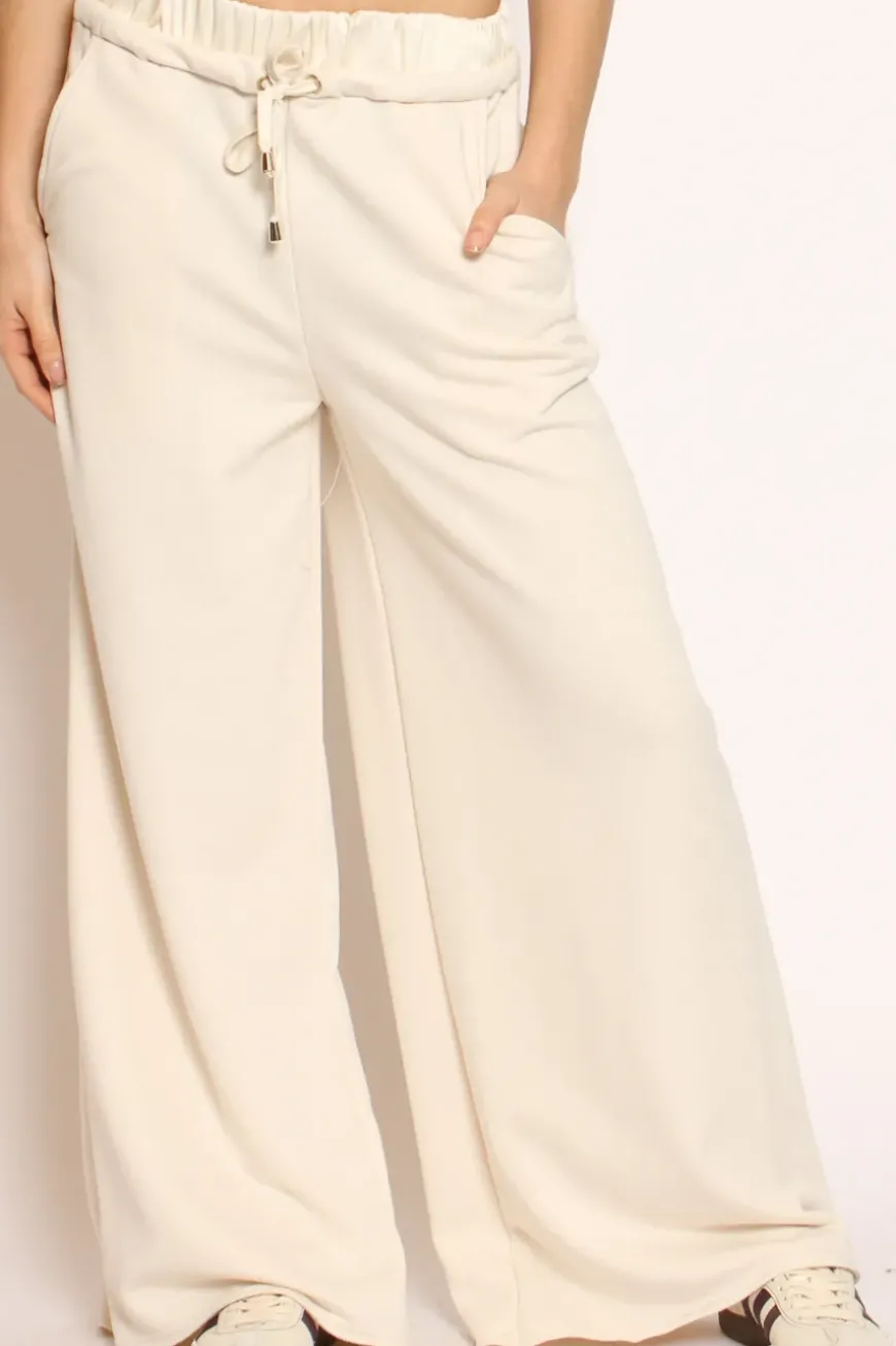 Pantalone palazzo burro