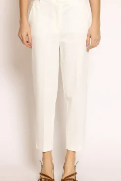 Pantalone punto milano elastico dietro latte