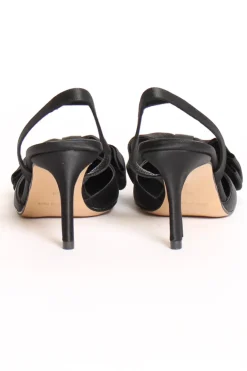 Slingback con fiocco nero