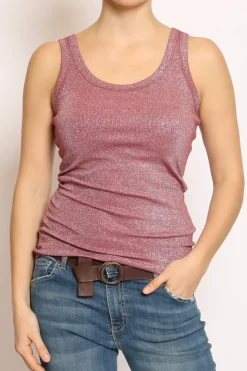 Top lurex fragola