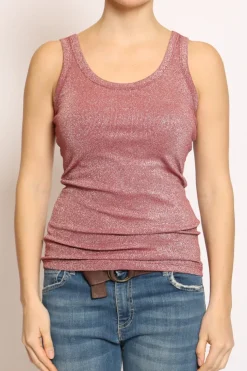 Top lurex fragola