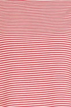 T-shirt CLOE righe in jerseyrosso/bianco