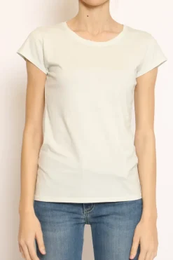 T-shirt 100% cotone mezza manica mint