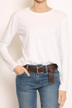 T-shirt girocollo bianco