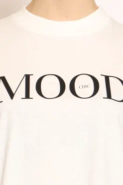 T-shirt MOOD CHIC bianco/nero