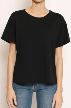 T-shirt scatola mezza manica nero