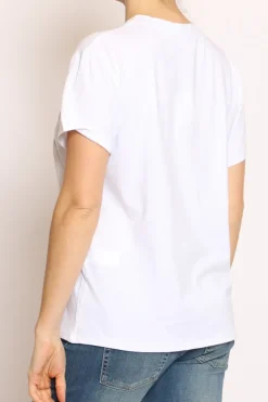 T-shirt stelle bianco