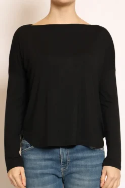 T-shirt stondata nero